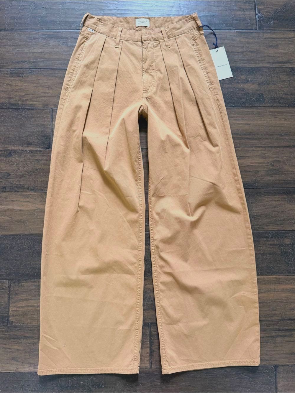 CITIZENS OF HUMANITY Sold-Out Petra Pleated Front Trouser Pants 26/27 NWT $300!!